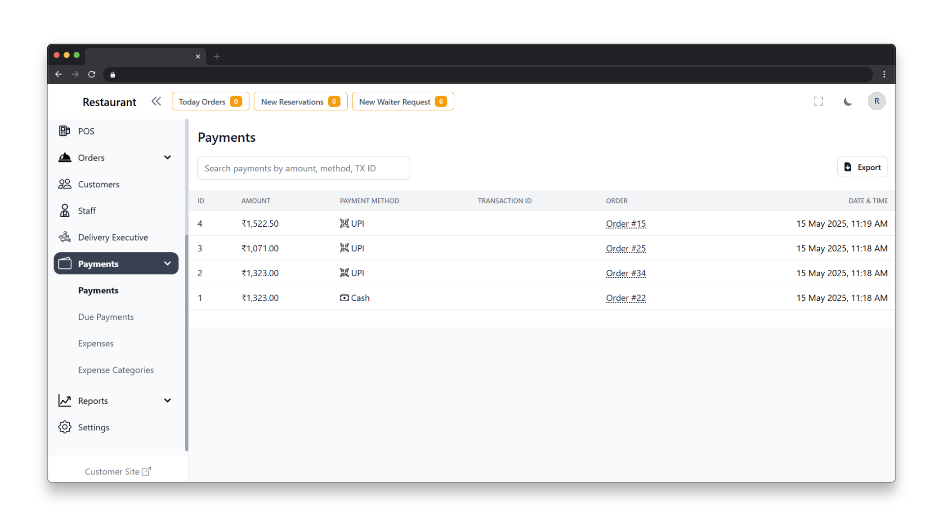 Home 33 Track all incoming payments, manage expenses, and gain insights into your order-level financials with a user-friendly, real-time dashboard.