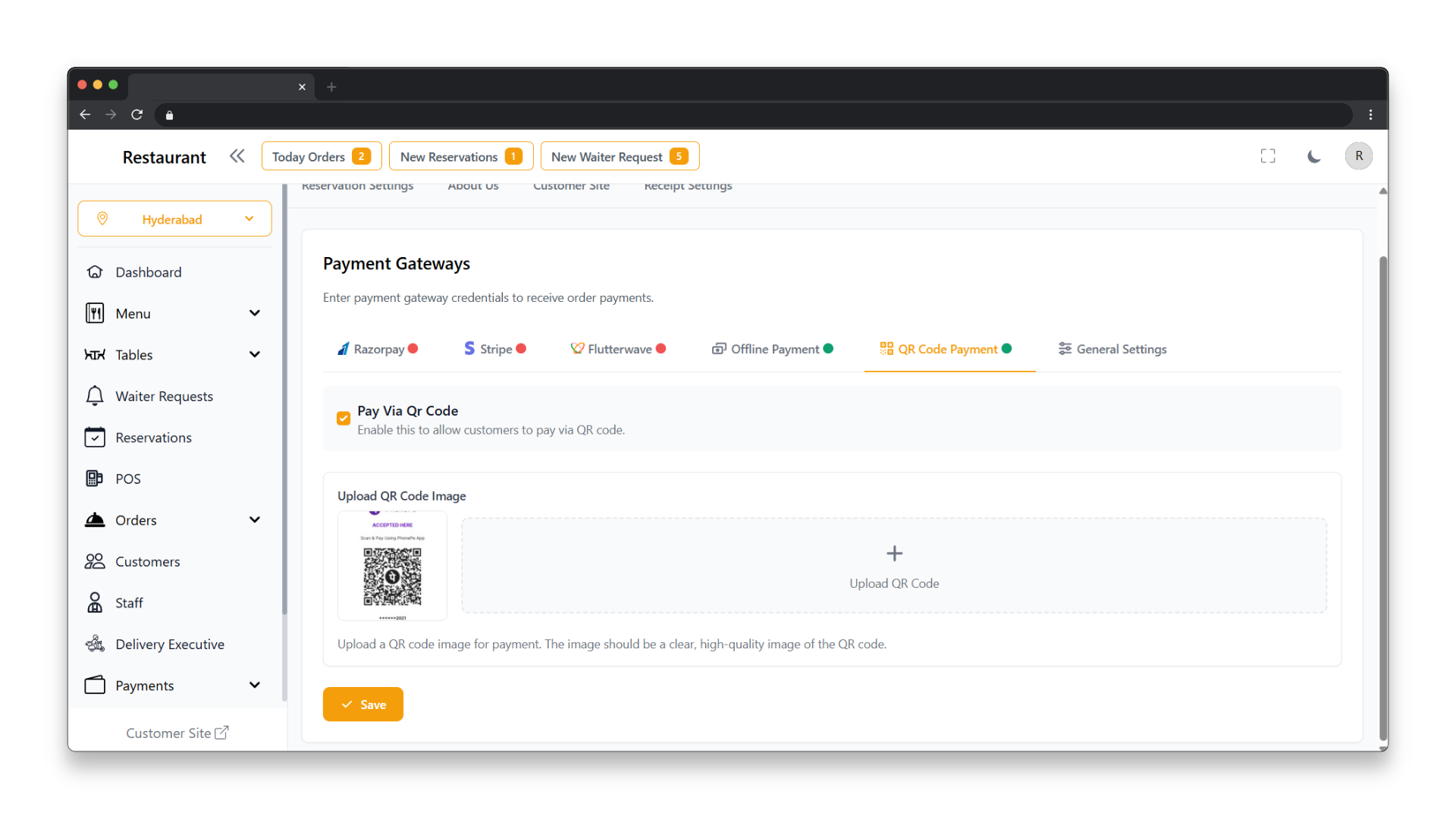 Home 34 Easily manage and customize how you receive payments.